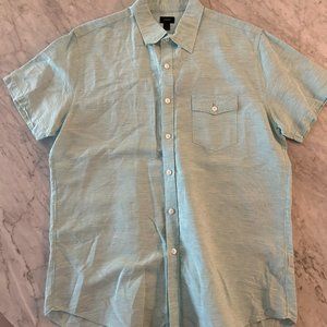 J Crew Short Sleeve Button Down